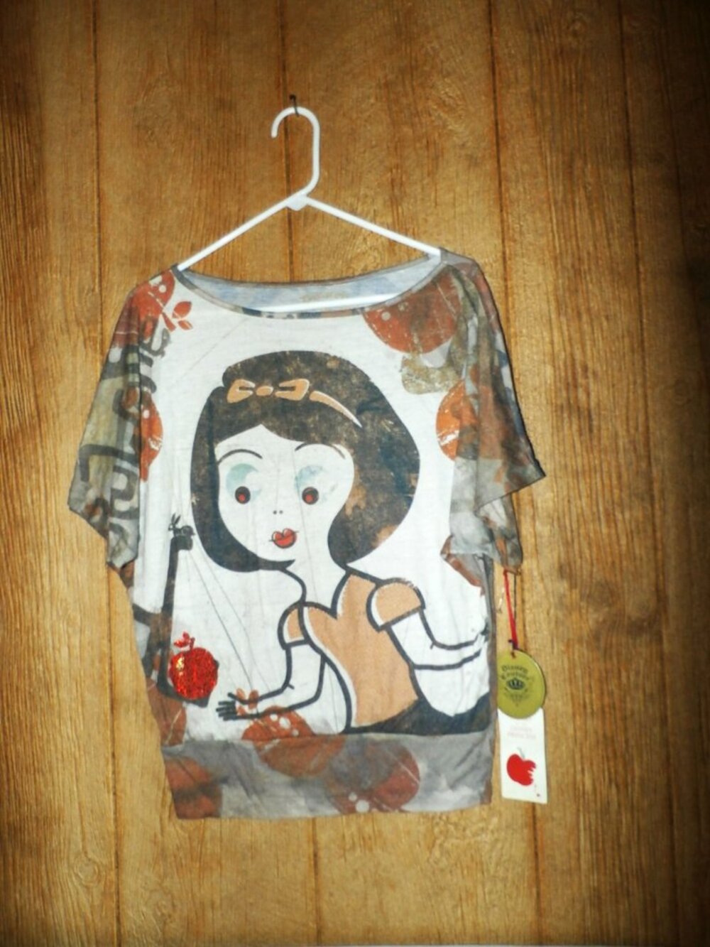 Rare Disney Couture "Art of the Princess" Collection Snow White Tee New W/ Tags